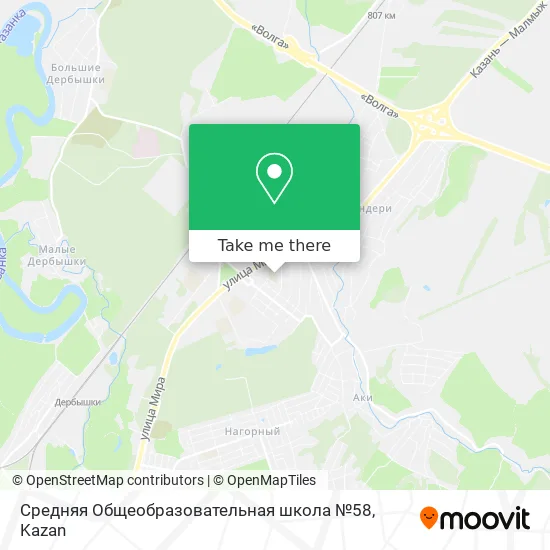 Средняя Общеобразовательная школа №58 map