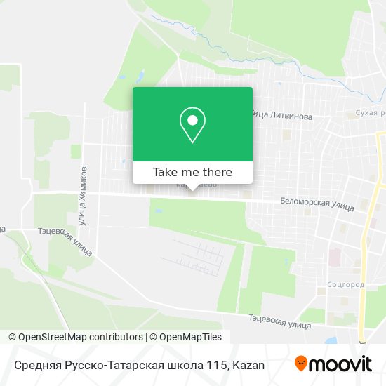 Средняя Русско-Татарская школа 115 map