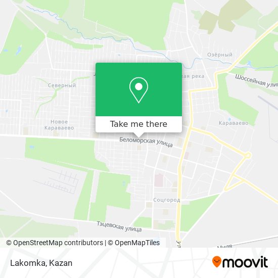 Lakomka map