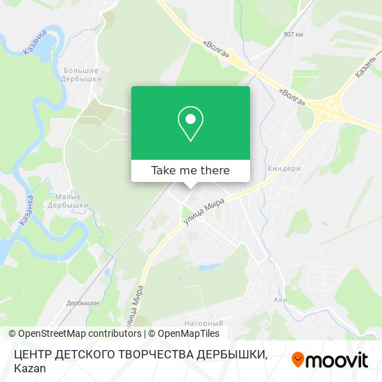 ЦЕНТР ДЕТСКОГО ТВОРЧЕСТВА ДЕРБЫШКИ map