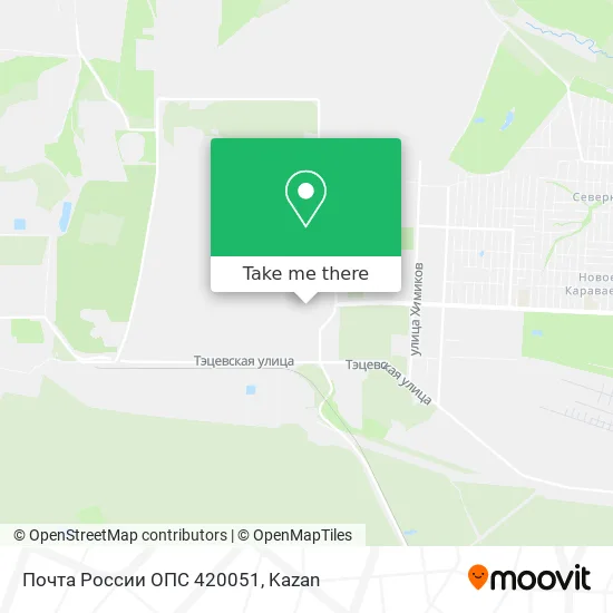 Почта России ОПС 420051 map