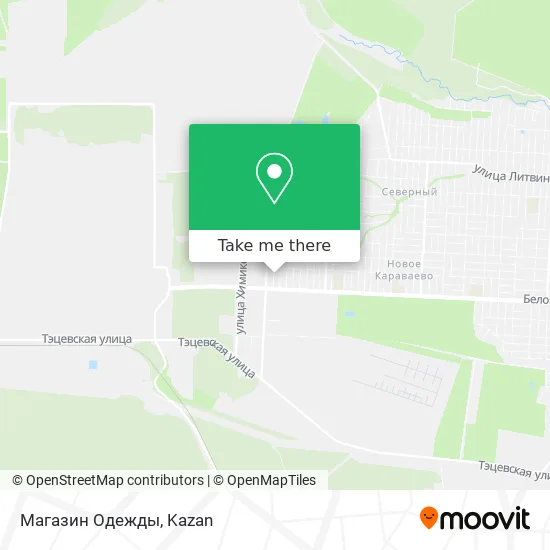 Магазин Одежды map