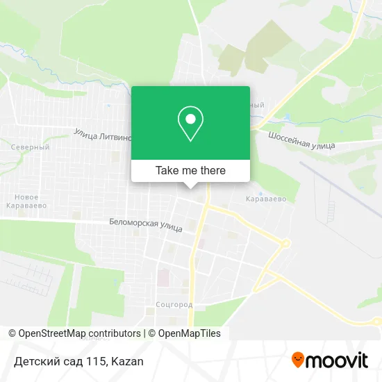 Детский сад 115 map