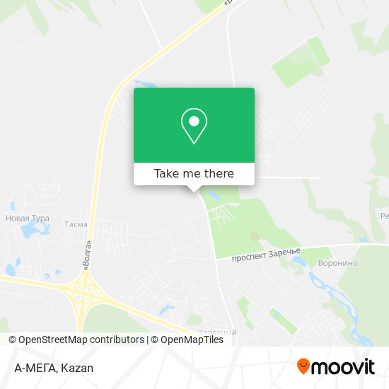 А-МЕГА map