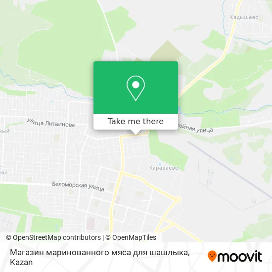 Магазин маринованного мяса для шашлыка map