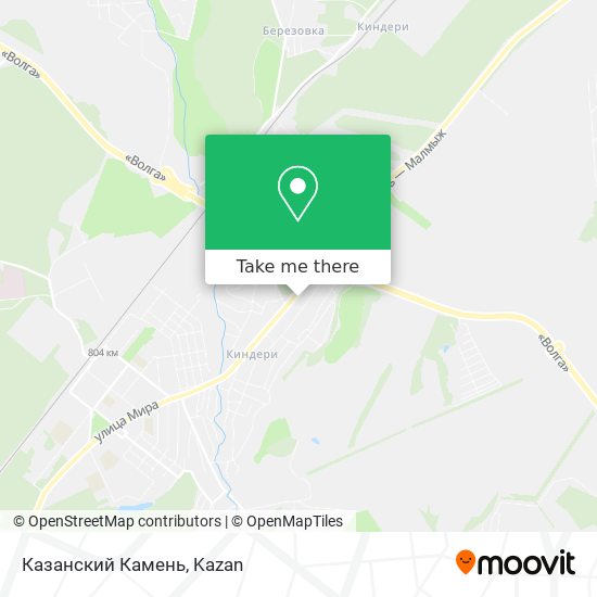 Казанский Камень map