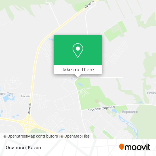 Осиново map