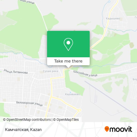 Камчатская map
