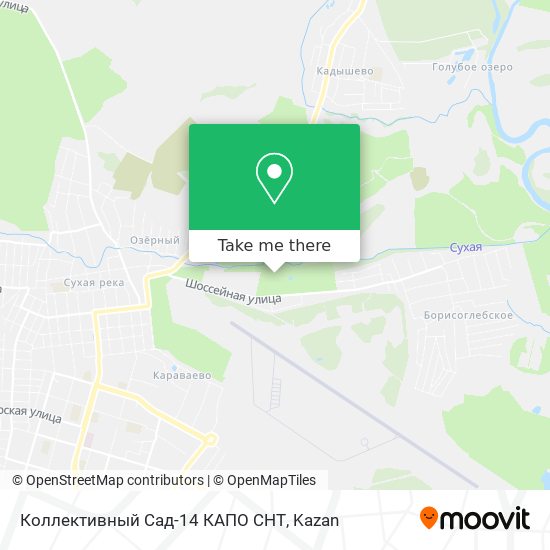 Коллективный Сад-14 КАПО СНТ map