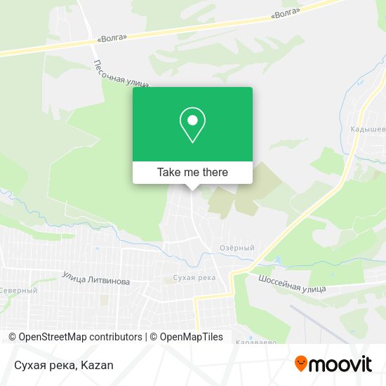 Сухая река map