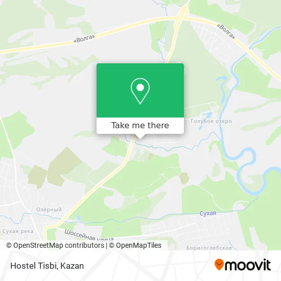 Hostel Tisbi map