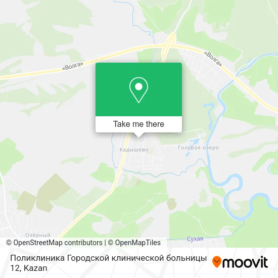 Поликлиника Городской клинической больницы 12 map