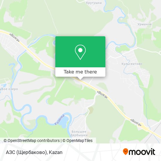 АЗС (Щербаково) map