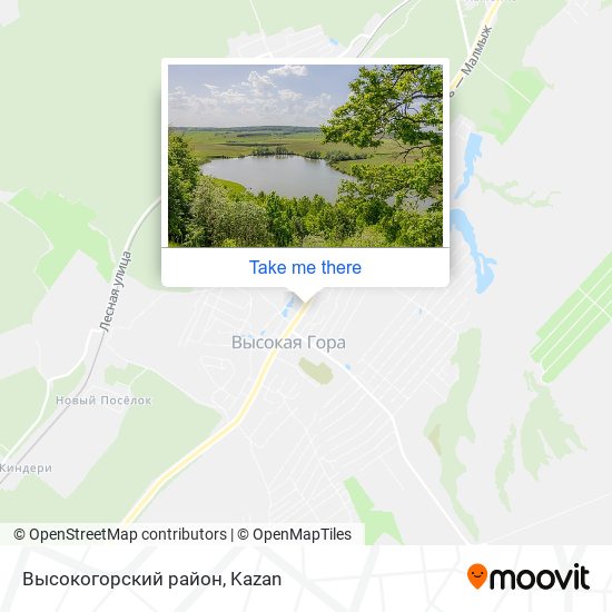 Высокогорский район map