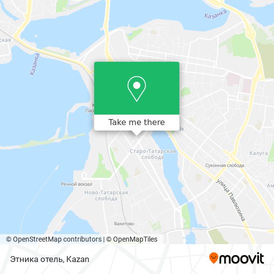 Этника отель map