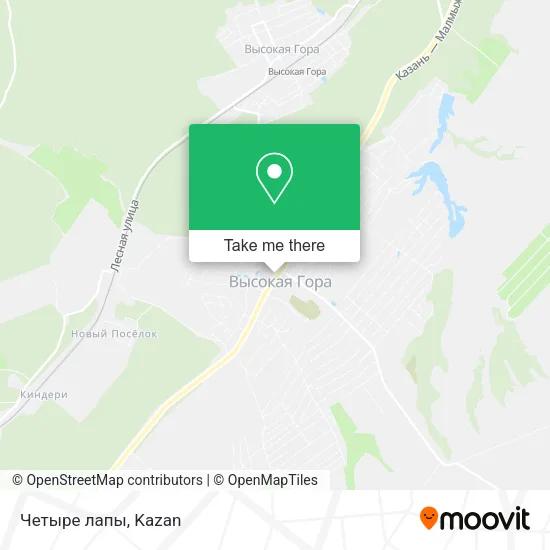 Четыре лапы map
