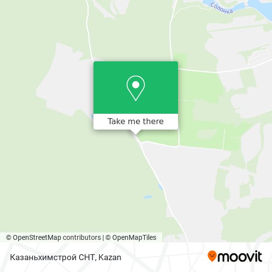Казаньхимстрой СНТ map