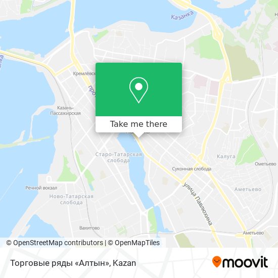 Торговые ряды «Алтын» map