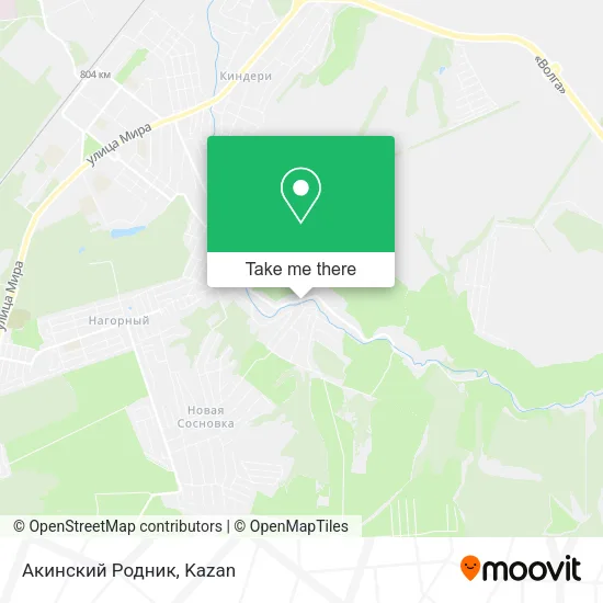 Акинский Родник map