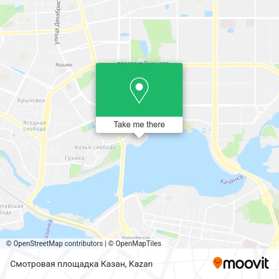 Смотровая площадка Казан map
