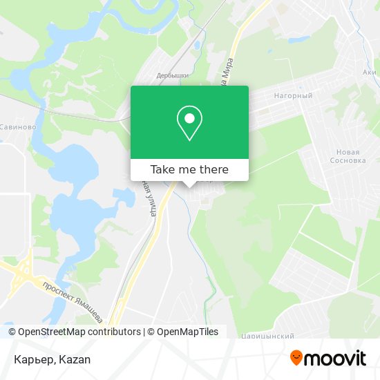 Карьер map