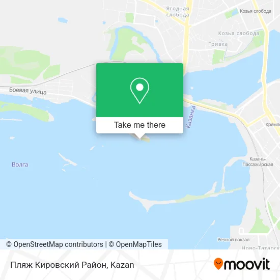 Пляж Кировский Район map