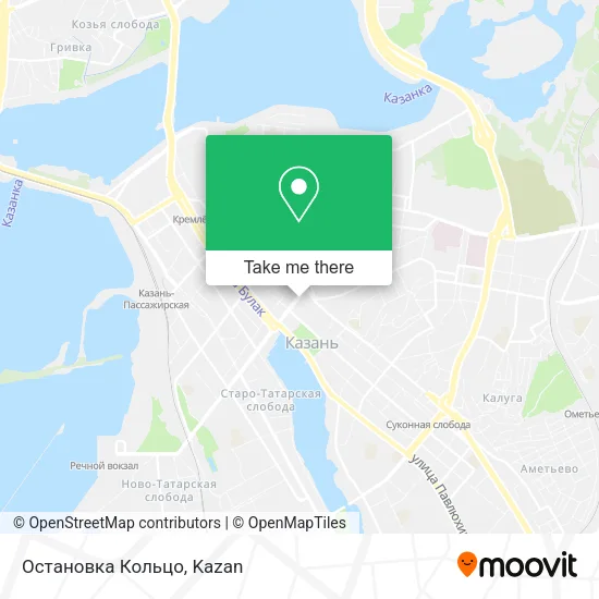 Остановка Кольцо map