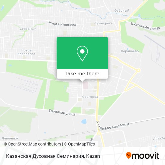 Казанская Духовная Семинария map