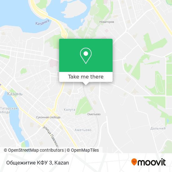 Общежитие КФУ 3 map