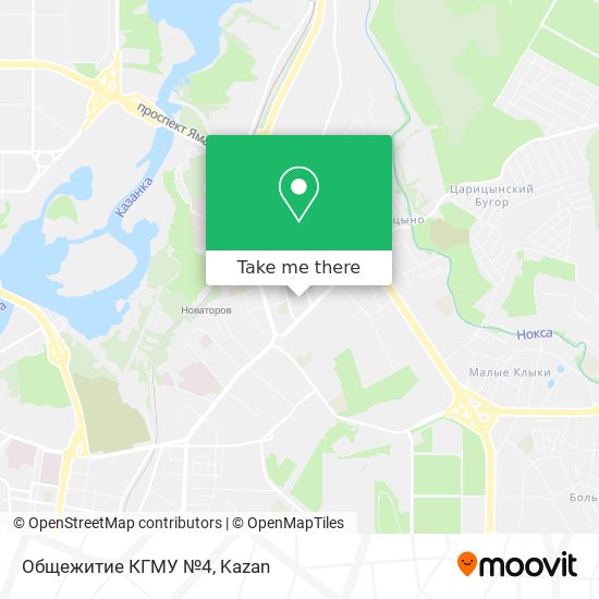 Общежитие КГМУ №4 map