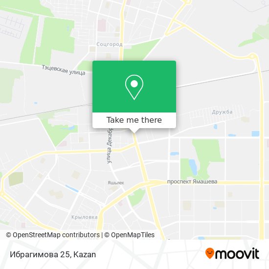 Ибрагимова 25 map