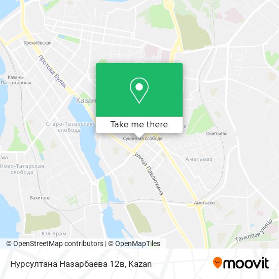 Нурсултана Назарбаева 12в map