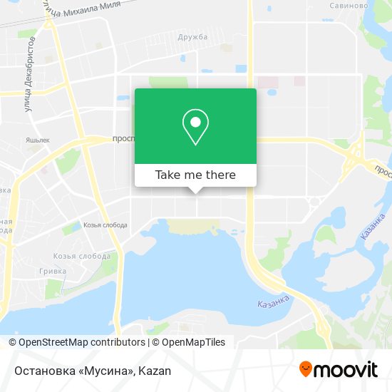 Остановка «Мусина» map