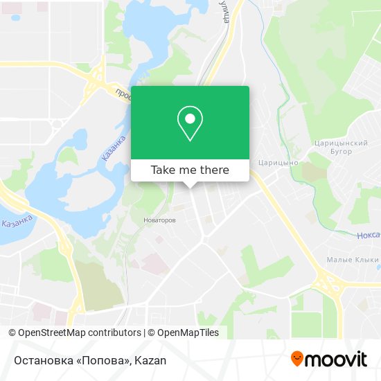 Остановка «Попова» map