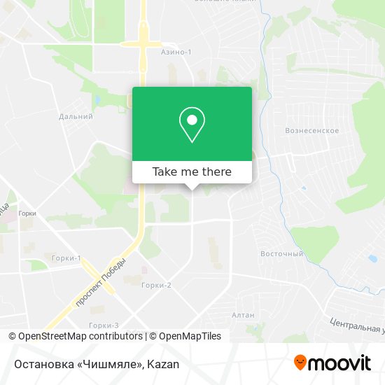 Остановка «Чишмяле» map