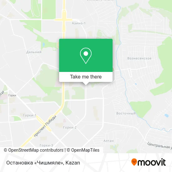 Остановка «Чишмяле» map