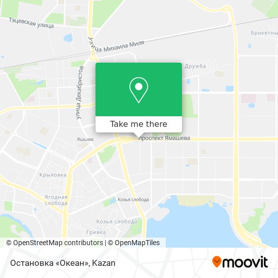 Остановка «Океан» map