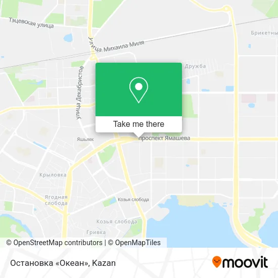 Остановка «Океан» map