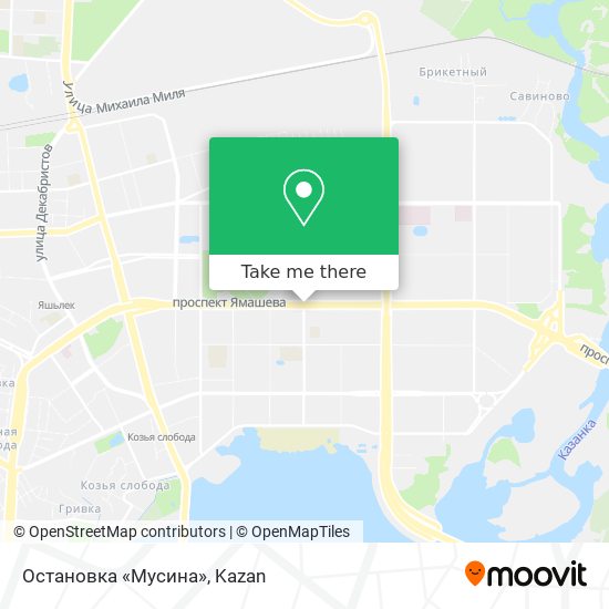 Остановка «Мусина» map