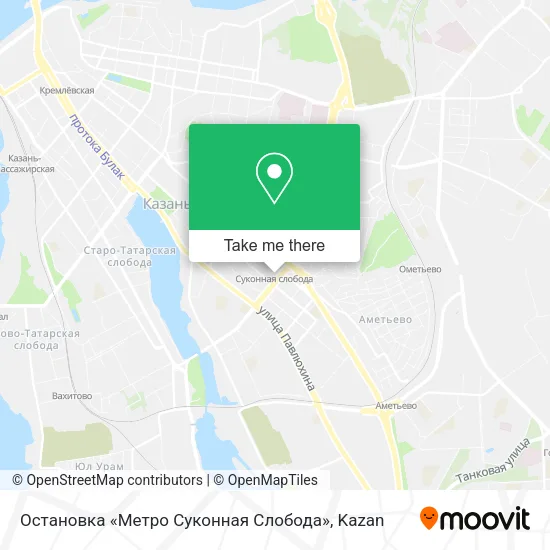 Остановка «Метро Суконная Слобода» map