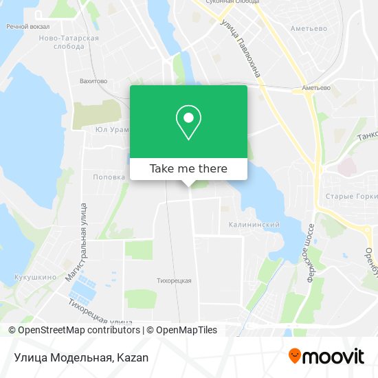 Улица Модельная map