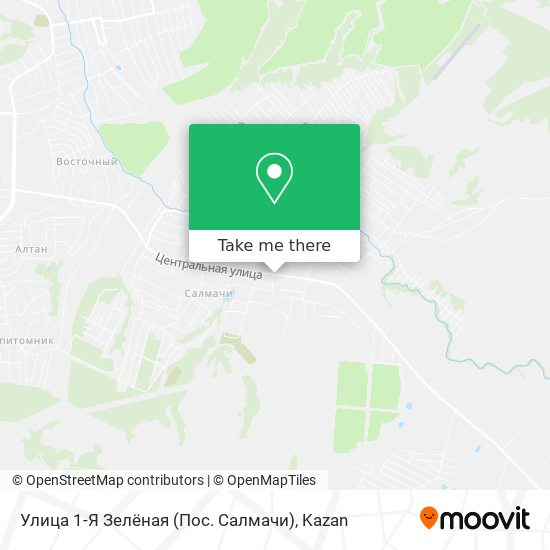 Улица 1-Я Зелёная (Пос. Салмачи) map