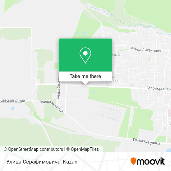 Улица Серафимовича map