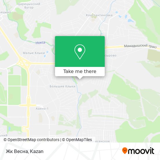 Жк Весна map