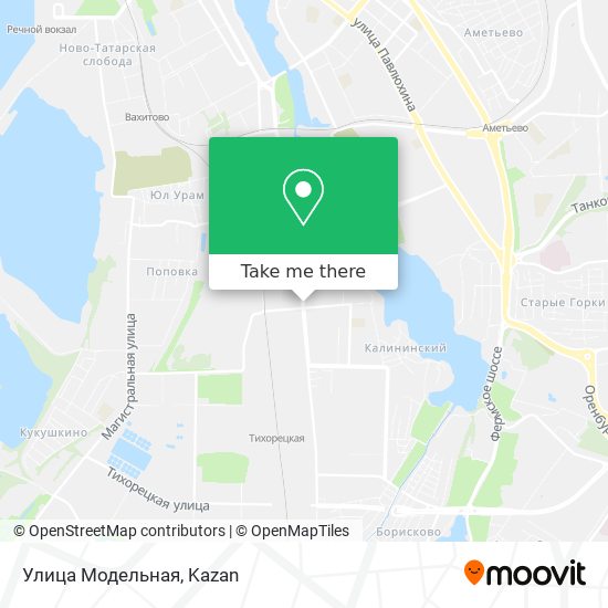 Улица Модельная map