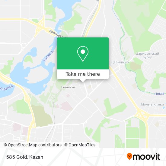 585 Gold map