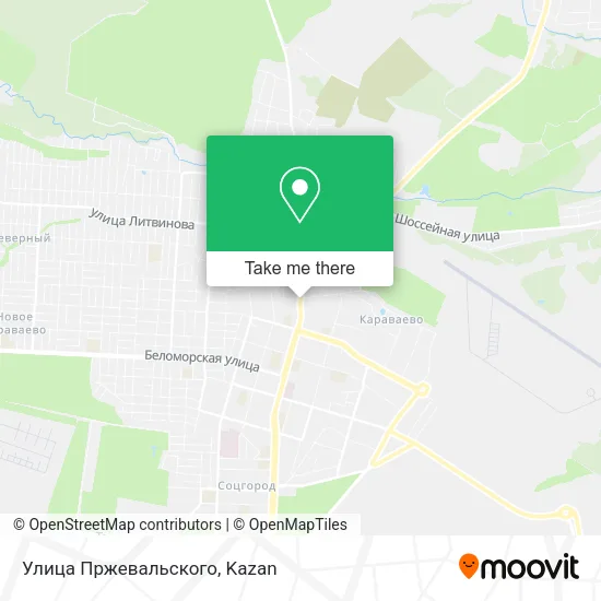 Улица Пржевальского map