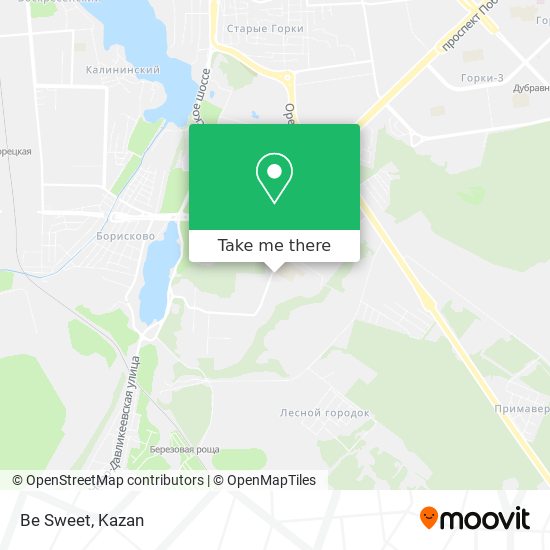 Be Sweet map