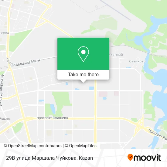 29В улица Маршала Чуйкова map
