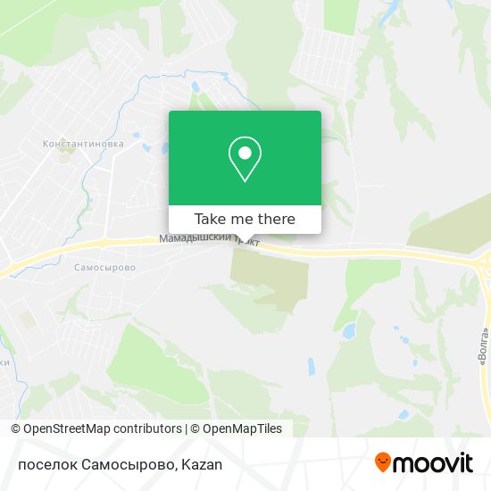 поселок Самосырово map